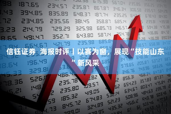 信钰证券  海报时评丨以赛为窗，展现“技能山东”新风采