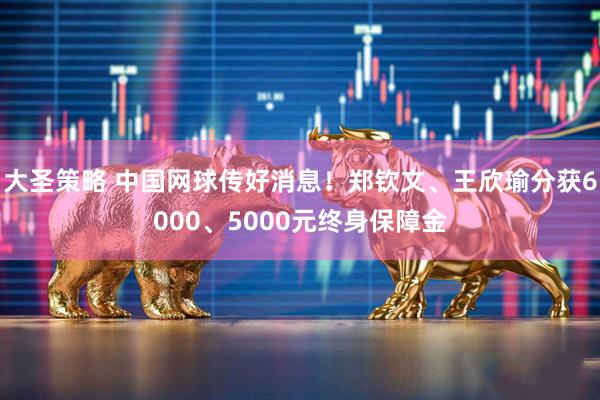 大圣策略 中国网球传好消息！郑钦文、王欣瑜分获6000、5000元终身保障金