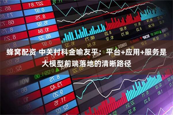 蜂窝配资 中关村科金喻友平：平台+应用+服务是大模型前端落地的清晰路径