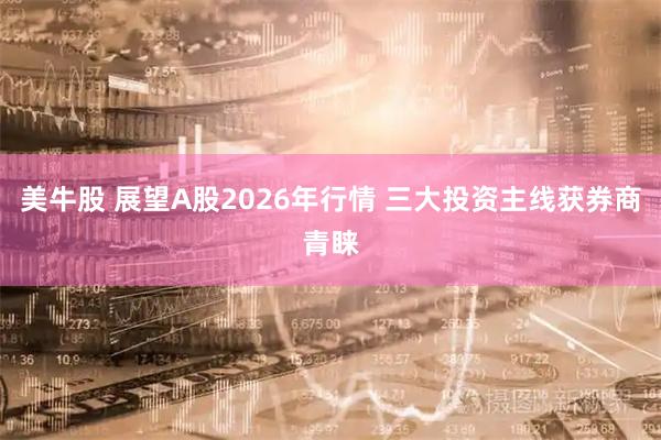美牛股 展望A股2026年行情 三大投资主线获券商青睐